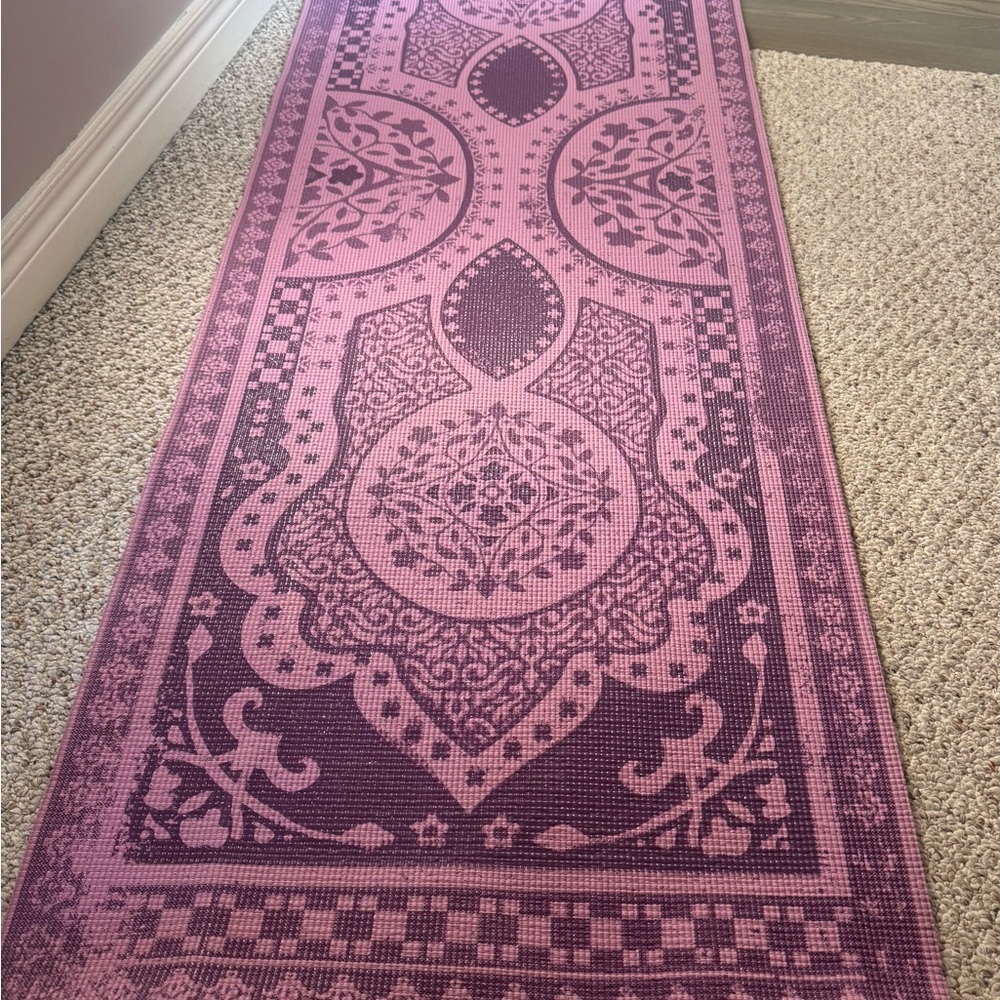 Pink/ Purple Patterned Yoga Mat